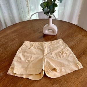 Gloria Vanderbilt Women's Butter Yellow Shorts
